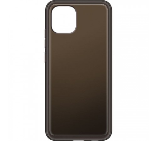 Чохол до мобільного телефона Samsung A03 Soft Clear Cover Black (EF-QA035TBEGRU) Чохол до мобільного телефона Samsung A03 Soft Clear Cover Black (EF-QA035TBEGRU)