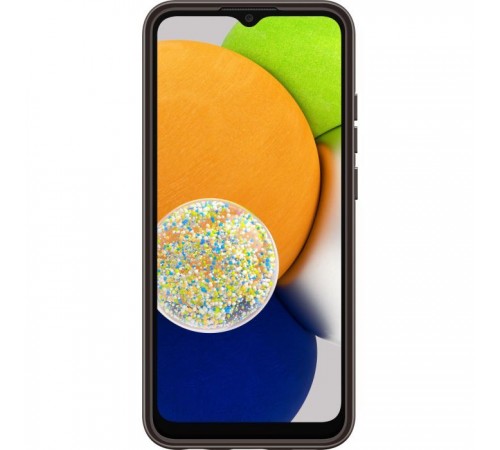 Чохол до мобільного телефона Samsung A03 Soft Clear Cover Black (EF-QA035TBEGRU) Чохол до мобільного телефона Samsung A03 Soft Clear Cover Black (EF-QA035TBEGRU)