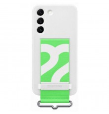 Чохол до мобільного телефона Samsung Silicone with Strap Cover Galaxy S22 White (EF-GS901TWEGRU)