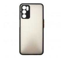 Чохол до мобільного телефона Dengos Matte OPPO A16 (black) (DG-TPU-MATT-103)