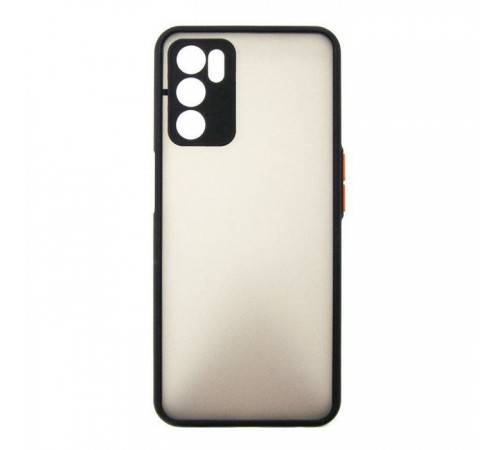 Чохол до мобільного телефона Dengos Matte OPPO A16 (black) (DG-TPU-MATT-103) Чохол до мобільного телефона Dengos Matte OPPO A16 (black) (DG-TPU-MATT-103)