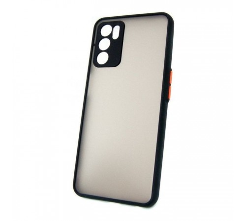 Чохол до мобільного телефона Dengos Matte OPPO A16 (black) (DG-TPU-MATT-103) Чохол до мобільного телефона Dengos Matte OPPO A16 (black) (DG-TPU-MATT-103)