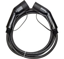 Зарядний кабель для електромобіля HiSmart Type 2 - Type 2, 32A, 7.2кВт, 1 фазный, 5м (EV200016)