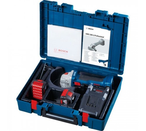 Шлифовальная машина Bosch GWS 180-LI (0.601.9H9.021) Шлифовальная машина Bosch GWS 180-LI (0.601.9H9.021)
