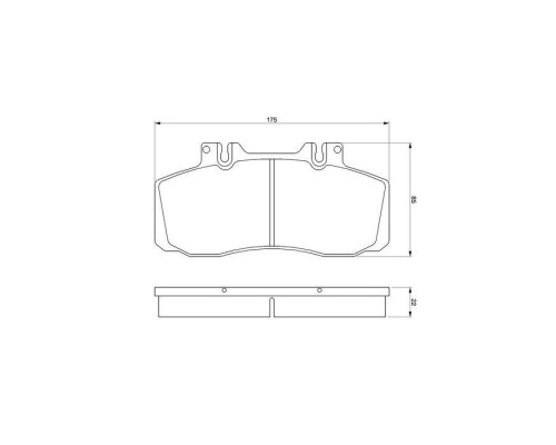 Тормозные колодки Bosch 0 986 468 350