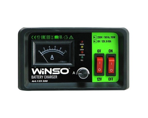Зарядний пристрій для автомобільного акумулятора WINSO 139300 Зарядний пристрій для автомобільного акумулятора WINSO 139300