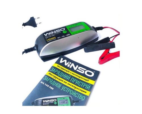 Зарядний пристрій для автомобільного акумулятора WINSO 139700 Зарядний пристрій для автомобільного акумулятора WINSO 139700