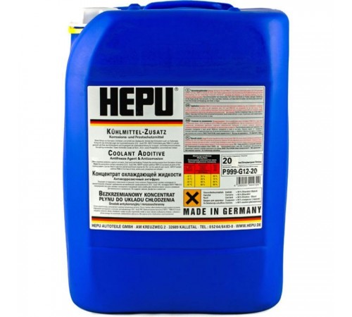 Антифриз HEPU G12 20л red (P999-G12-020) Антифриз HEPU G12 20л red (P999-G12-020)