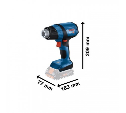 Будівельний фен Bosch GHG 18V-50 PROFESSIONAL (без АКБ та ЗП) (0.601.2A6.500) Будівельний фен Bosch GHG 18V-50 PROFESSIONAL (без АКБ та ЗП) (0.601.2A6.500)