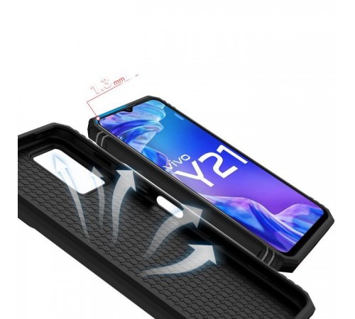 Чохол до мобільного телефона BeCover Military Vivo Y33s / Y21 Black (708834) Чохол до мобільного телефона BeCover Military Vivo Y33s / Y21 Black (708834)