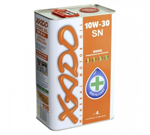Моторное масло Xado 10W-30 SN 4 л (XA 25211) Моторное масло Xado 10W-30 SN 4 л (XA 25211)