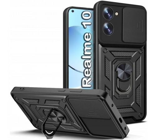 Чохол до мобільного телефона BeCover Military Realme 10 Black (709169) Чохол до мобільного телефона BeCover Military Realme 10 Black (709169)