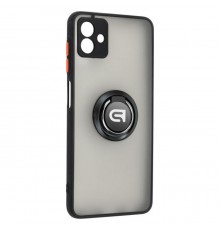 Чохол до мобільного телефона Armorstandart Frosted Matte Ring Samsung A04 (A045) Black (ARM68342)