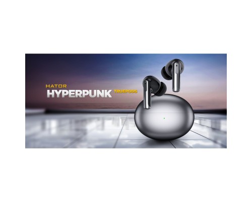 Навушники Hator Hyреrpunk Truepods Black (HTA-430) Навушники Hator Hyреrpunk Truepods Black (HTA-430)