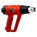Строительный фен GTM HG2000EM, 2000Вт, 80-600С, 300/500л/мин, LCD-дисплей (HG2000EM)