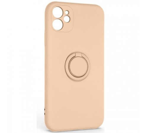 Чохол до мобільного телефона Armorstandart Icon Ring Apple iPhone 11 Pink Sand (ARM68644)