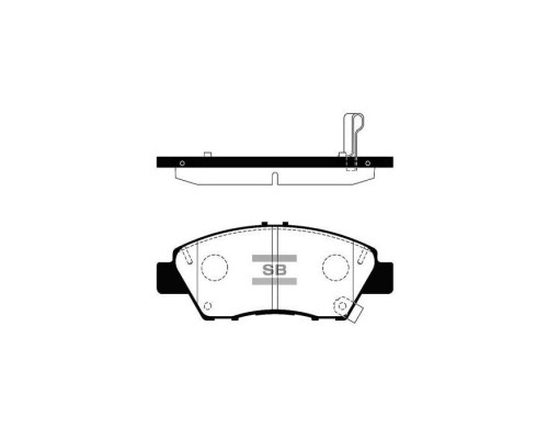 Гальмівні колодки HI-Q SP1463 Гальмівні колодки HI-Q SP1463