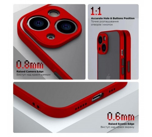 Чохол до мобільного телефона Armorstandart Frosted Matte OPPO A78 4G Red (ARM72409) Чохол до мобільного телефона Armorstandart Frosted Matte OPPO A78 4G Red (ARM72409)
