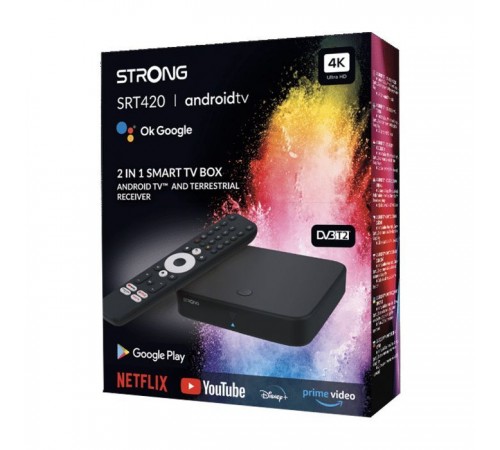 Медиаплеер Strong SRT 420 Android TV и эфирный приемник в одном устройстве (SRT 420) Медиаплеер Strong SRT 420 Android TV и эфирный приемник в одном устройстве (SRT 420)