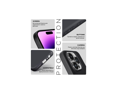 Чохол до мобільного телефона Armorstandart Matte Slim Fit Xiaomi Redmi 13C / Poco C65 Camera cover Black (ARM72470) Чохол до мобільного телефона Armorstandart Matte Slim Fit Xiaomi Redmi 13C / Poco C65 Camera cover Black (ARM72470)