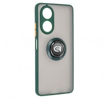Чохол до мобільного телефона Armorstandart Frosted Matte Ring OPPO A58 4G Dark Green (ARM72704)