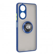 Чохол до мобільного телефона Armorstandart Frosted Matte Ring OPPO A58 4G Navy Blue (ARM72705)