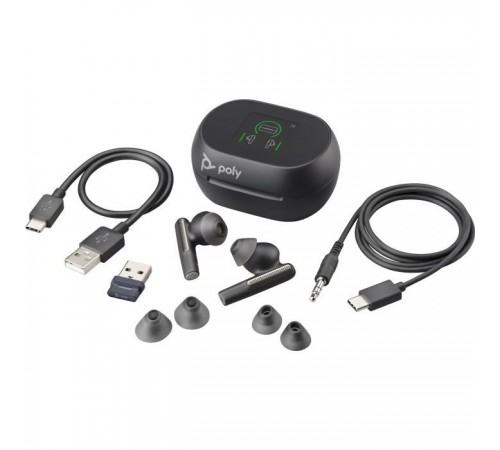 Наушники Poly Voyager Free 60+ Earbuds + BT700A + TSCHC Black (7Y8G3AA) Наушники Poly Voyager Free 60+ Earbuds + BT700A + TSCHC Black (7Y8G3AA)