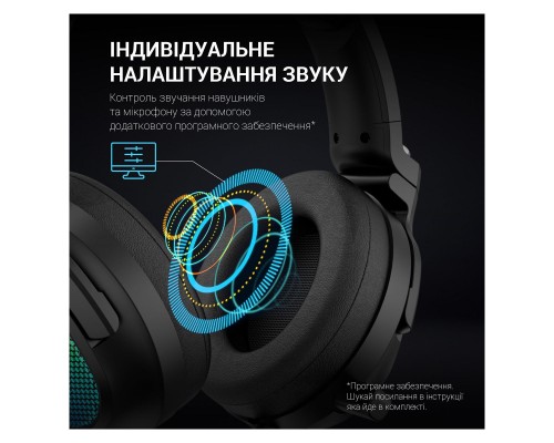 Наушники GamePro HS1300 RGB 7.1 Black (HS1300)