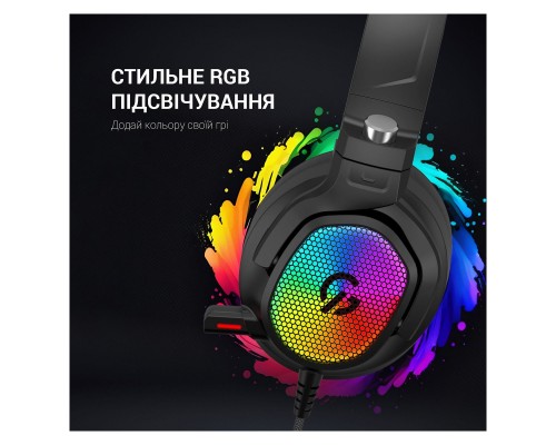Наушники GamePro HS1300 RGB 7.1 Black (HS1300)