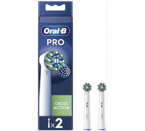 Насадка для зубной щетки Oral-B Oral-B Pro Cross Action, 2 шт (8006540847725) Насадка для зубной щетки Oral-B Oral-B Pro Cross Action, 2 шт (8006540847725)