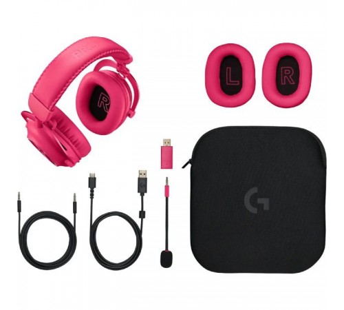 Наушники Logitech G Pro X 2 Lightspeed Wireless Magenta (981-001275) Наушники Logitech G Pro X 2 Lightspeed Wireless Magenta (981-001275)