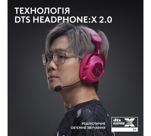 Наушники Logitech G Pro X 2 Lightspeed Wireless Magenta (981-001275) Наушники Logitech G Pro X 2 Lightspeed Wireless Magenta (981-001275)