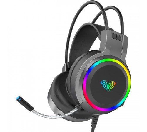 Наушники Aula S608 Wired Gaming Headset 3.5mm*2 + USB Black (6948391235509) Наушники Aula S608 Wired Gaming Headset 3.5mm*2 + USB Black (6948391235509)