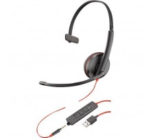 Наушники Poly BlackWire C3215 USB-C/A + 3.5mm HS Mono (8X227AA)