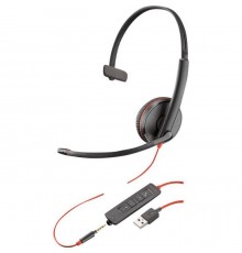 Навушники Poly BlackWire C3215 USB-C/A + 3.5mm HS Mono (8X227AA)