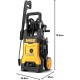 Мийка високого тиску DeWALT 2.1 кВт, 150 бар, шланг 10 м (DXPW002M-E)