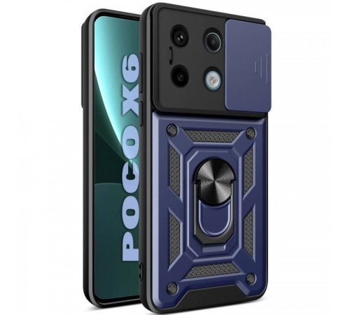 Чохол до мобільного телефона BeCover Military Poco X6 Blue (711007) Чохол до мобільного телефона BeCover Military Poco X6 Blue (711007)