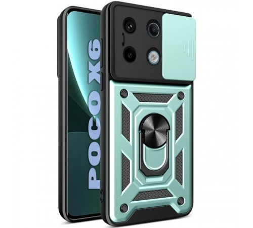 Чохол до мобільного телефона BeCover Military Poco X6 Dark Green (711008) Чохол до мобільного телефона BeCover Military Poco X6 Dark Green (711008)
