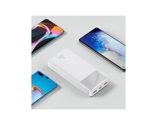 Батарея універсальна Baseus Bipow 20000mAh 20W white (PPBD050302) Батарея універсальна Baseus Bipow 20000mAh 20W white (PPBD050302)