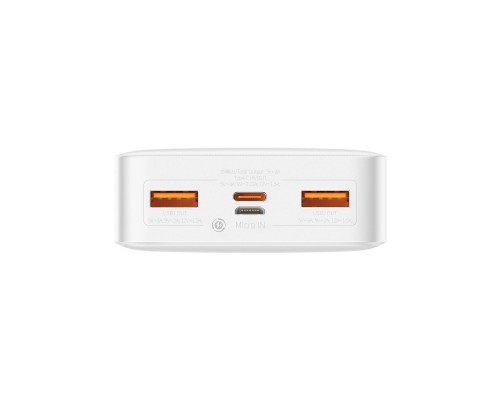 Батарея універсальна Baseus Bipow 20000mAh 20W white (PPBD050302) Батарея універсальна Baseus Bipow 20000mAh 20W white (PPBD050302)