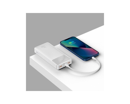 Батарея універсальна Baseus Bipow 20000mAh 20W white (PPBD050302) Батарея універсальна Baseus Bipow 20000mAh 20W white (PPBD050302)