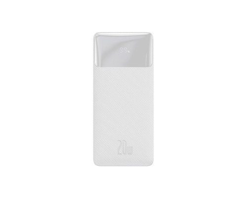 Батарея універсальна Baseus Bipow 20000mAh 20W white (PPBD050302) Батарея універсальна Baseus Bipow 20000mAh 20W white (PPBD050302)