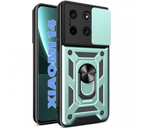 Чохол до мобільного телефона BeCover Military Xiaomi 14 5G Dark Green (710799) Чохол до мобільного телефона BeCover Military Xiaomi 14 5G Dark Green (710799)
