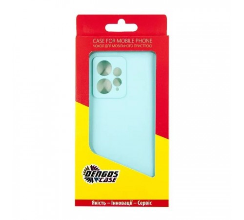 Чохол до мобільного телефона Dengos Xiaomi Redmi Note 12 4G Case + Glass (Ice blue) (DG-KM-83)
