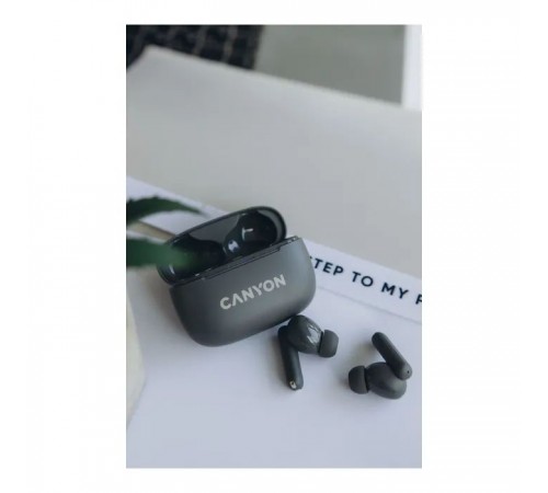 Навушники Canyon TWS-10 OnGo ANC ENC Graphite (CNS-TWS10B)