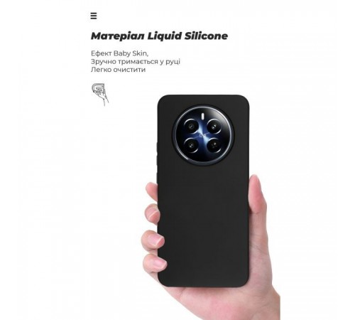 Чохол до мобільного телефона Armorstandart ICON Realme 12+ Black (ARM74765) Чохол до мобільного телефона Armorstandart ICON Realme 12+ Black (ARM74765)