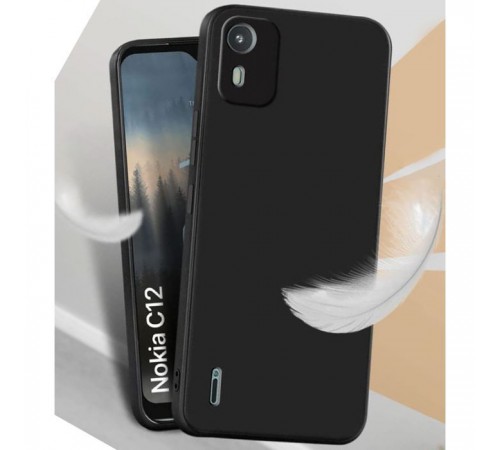 Чохол до мобільного телефона BeCover Nokia C12 Black (711777) Чохол до мобільного телефона BeCover Nokia C12 Black (711777)