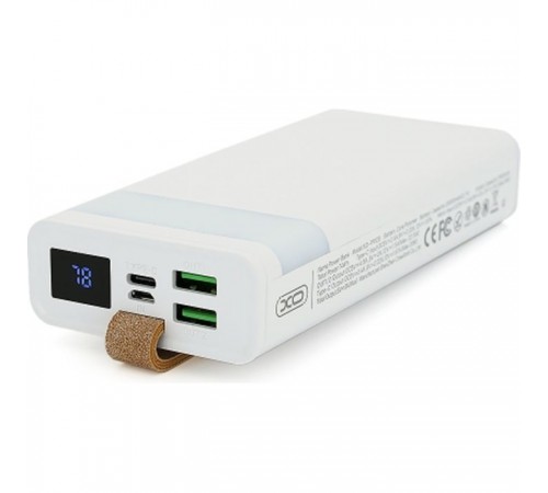 Батарея универсальная XO 20000mAh, PD/20W, QC/22.5W, Flashlight, Micro-USB, Type-C, USB-A*2, white (XO-PR129W / 29304) Батарея универсальная XO 20000mAh, PD/20W, QC/22.5W, Flashlight, Micro-USB, Type-C, USB-A*2, white (XO-PR129W / 29304)