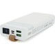 Батарея универсальная XO 20000mAh, PD/20W, QC/22.5W, Flashlight, Micro-USB, Type-C, USB-A*2, white (XO-PR129W / 29304)