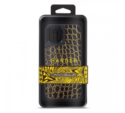 Чехол для мобильного телефона Harder Crocosaur Apple iPhone 15 Black (ARM76695) Чехол для мобильного телефона Harder Crocosaur Apple iPhone 15 Black (ARM76695)
